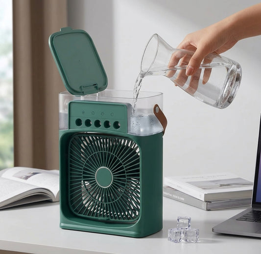 Mini Ventilador Portátil USB – Silencioso y Recargable