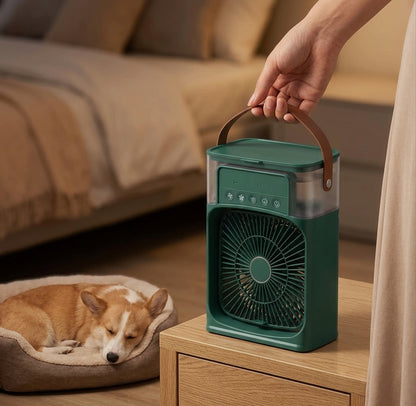 Mini Ventilador Portátil USB – Silencioso y Recargable